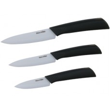 SET1 [30] Affilato Bianco ножи керам белые, 8, 10 12 см